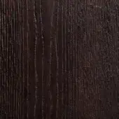 Dark brown wood texture with vertical grain, distressed matte finish, and irregular fissures displaying rustic weathered character.