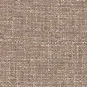 Taupe woven fabric sample with heathered texture, displaying a subtle rectangular pattern and matte finish; labeled “lago > wabi sabi (fabric c) > w03”.