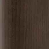 Solid ash wood panel, walnut stain, linear grain pattern, matte finish, shallow depth of field, warm brown tone, diffused lighting.