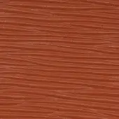 Horizontal textured surface, muted orange tone, repeating linear pattern with subtle variations in width and depth, resembling brushed material.