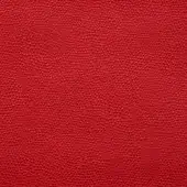Red pinetti leather fabric sample with a dense, uniform weave and matte texture, displaying subtle tonal variations within the fiber structure.