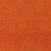 Ari leather texture sample in orange with densely packed, raised circular nodules and consistent tonal variations across the surface.