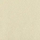 Cream leather texture with pebble grain, consistent surface and subtle sheen, identified as pinetti cairo 027, warm off-white tone.