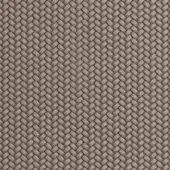 Woven leather texture, muted taupe herringbone pattern, consistent repeating trapezoidal shapes, subtle tonal variations, matte finish.
