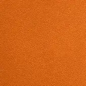 Mango leather texture sample with granular, pebble-like surface and matte finish, displaying a consistent orange-yellow tone.