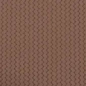 Woven leather texture, muted brown color, dense rectangular braid pattern with subtle tonal variations and a matte finish.