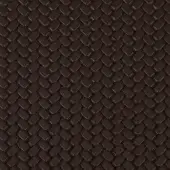 Woven leather texture, coffee-brown color, regular rectangular pattern, matte finish, natural grain, uniform design for upholstery or trim.