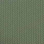 Woven texture pattern in oil green, displaying elongated rectangular elements with subtle shadowing, creating a dense geometric and matte surface.