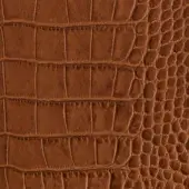 Pinetti Florida Leather 087, camel brown embossed texture, repeating rectangular pattern with linear grooves, matte finish.