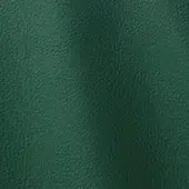 Dark green leather texture with a pebble-grain pattern and matte finish, displaying subtle tonal variations across a consistent surface.