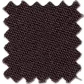 Simonis 860 fabric swatch, chocolate brown, features a horizontal corrugated texture with a matte finish and closely woven ridges.