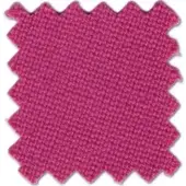 Simonis 860 fabric swatch, fuchsia, features a textured weave with a zigzag cut edge and subtle square pattern.