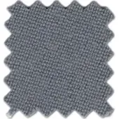 Simonis 860 grey fabric sample displaying a tight woven texture, subtle geometric pattern, matte finish, and zigzag cut edges against white.