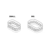 Towel basket set, woven fiber, rectangular containers within elongated oval frames, light gray and white tones, matte finish, studio lighting.