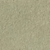Granular texture sample in muted almond, composed of irregular particles, with a slightly rough surface and soft beige tones on a light gray background.
