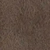 Terra cotta fabric texture displaying a short, dense pile and granular weave with warm, earthy brown tonal variations.