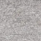 Gray looped pile fabric texture with heathered effect and horizontal striations, displaying a soft, matte finish suitable for upholstery.