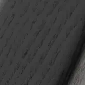 Black ash wood texture displaying a dark gray linear grain, matte finish, and visible pores with subtle tonal variations across the surface.