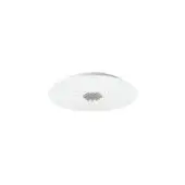 Recessed ceiling light, white finish, circular shape with conical reflectors arranged in a dense pattern for focused illumination.