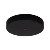 Black circular armature 11a–33a, matte black metal, cylindrical form with raised edge, studio shot on white background.