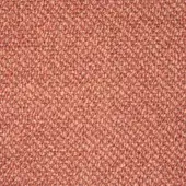 Granular texture sample in muted coral-red, composed of irregular elements with a slightly rough surface and mottled reddish-brown tones.
