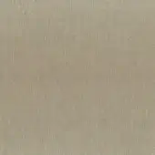 Beige fabric sample displaying a vertical grain, matte texture, and heathered tonal variations with a tight, uniform weave.