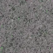 Etna lava stone texture with emerald glass inclusions, mottled gray and bright green, organic chaotic pattern, rough matte finish.