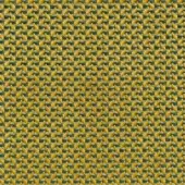 Golden yellow and olive green woven textile pattern with a dense, rectangular looped construction and matte finish; uniform grid layout.