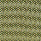 Geometric textile pattern in yellow, gray, and teal-green with a dense, staggered rectangular weave; identified as “1149 citron”.