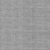 Gray woven textile with a grid pattern, displaying a consistent matte finish and subtle tonal variations in a studio setting.