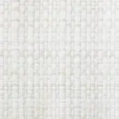 Creamy off-white woven fabric texture with beige threads, dense grid pattern, matte finish, suggesting linen or natural fiber composition.