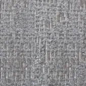 Woven fabric texture, gray and silver tones, irregular looped and striped pattern, matte finish, sample labeled “1132 smoke”.