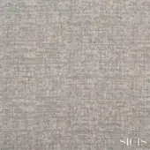 Greige fabric texture with linear pattern, SICIS watermark, muted gray-beige tones, finely woven with nuanced, granular appearance and diffused lighting.