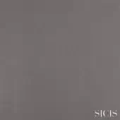 Sicis Emera fabric sample in grey showcases a matte, textured surface with a speckled appearance and brand name text.