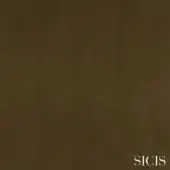 Sicis nabuk tobacco fabric texture with a velvety nap, deep brown color, and subtle tonal variations, featuring a logo detail.