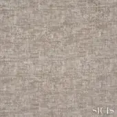 Sicis Liber Sable fabric texture, taupe and gray woven textile, dense granular pattern with matte finish and brand lettering.
