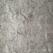 Marmor platinum fabric texture displaying a muted gray, granular surface with irregular dark gray cracks and a mottled, aged stone appearance.