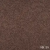 Sicis Astrea saddle fabric texture with repeating square tesserae in concentric circles, featuring brown and tan tones with a matte finish.