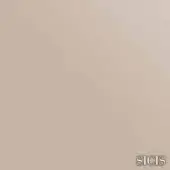 SICIS alabastro laccato opaco sample, matte beige surface with subtle tonal variation, silver logo at bottom right.