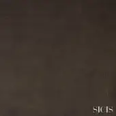Bronze leather texture sample displaying a fine grain and mottled pattern, with “SICIS” logo in white on a neutral background.