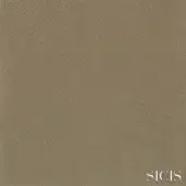 Sicis Oregon Grey leather texture with granular pattern, muted taupe-grey color, matte finish, and white brand logo detail.