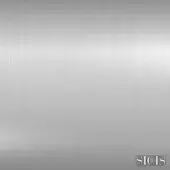 Brushed nickel satinato metal texture with vertical linear grain, cool gray tone, matte finish, and SICIS watermark detail.