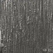 Peltro striato liquid metal surface with dark gray striated pattern, matte finish, and irregular texture; SICIS logo present.