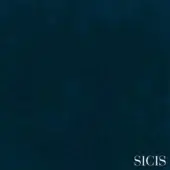 Teal velvet fabric texture sample by SICIS, exhibiting a mottled surface and matte finish in “edward blue” shade, showcasing plush pile variations.
