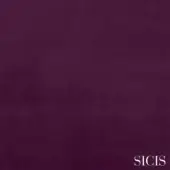 Purple velvet fabric texture, dense short pile, uniform weave, Sicis Glauco collection, consistent color, neutral background.