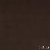 Sicis Elios Eggplant velvet texture with a dense, short pile and matte finish in a deep muted purple tone.