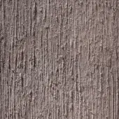 Metallic textured surface with vertical striations, light gray and silver tones, irregular grooves, and subtle text “sicis > vetrite > blush > rigato rose cro wh.”