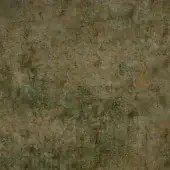 Green and brown mottled texture with granular surface, golden accents, and irregular markings; Sicis Vetrite Efesto Green finish.