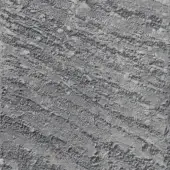 Layered grey texture with undulating pattern, resembling rippled stone; rough, uneven surface with tonal variations and a matte finish.