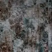 Sicis Vetrite Boheme Grey tiles display a mottled grey, brown, and blue-green pattern with distressed texture and linear crack detailing.